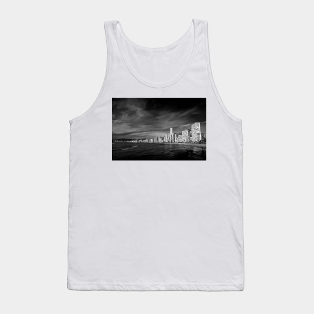 Benidorm Levante Beach Mediterranean Coast Spain Tank Top by Andy Evans Photos